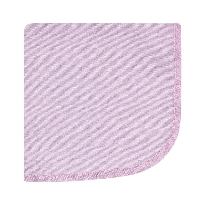 Baby Vision 10Pk Flannel Washcloth, Purple Dainty Floral - Image 4