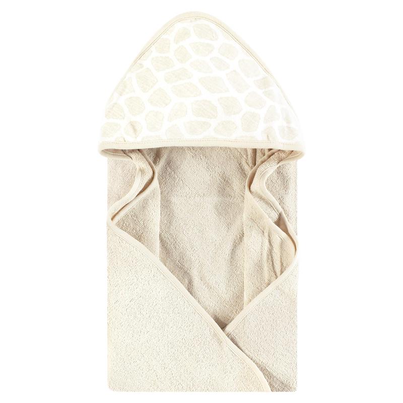 Baby Vision 2Pk Hooded Towel Beige Giraffe - Image 4