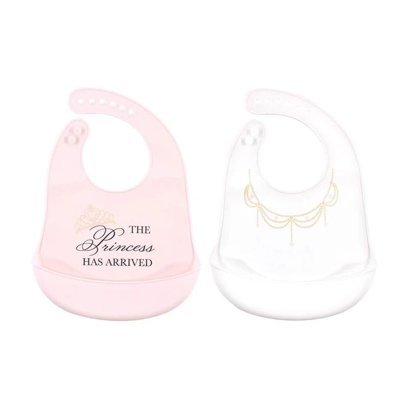 Baby Vision 2Pk Silicone Bibs Princess