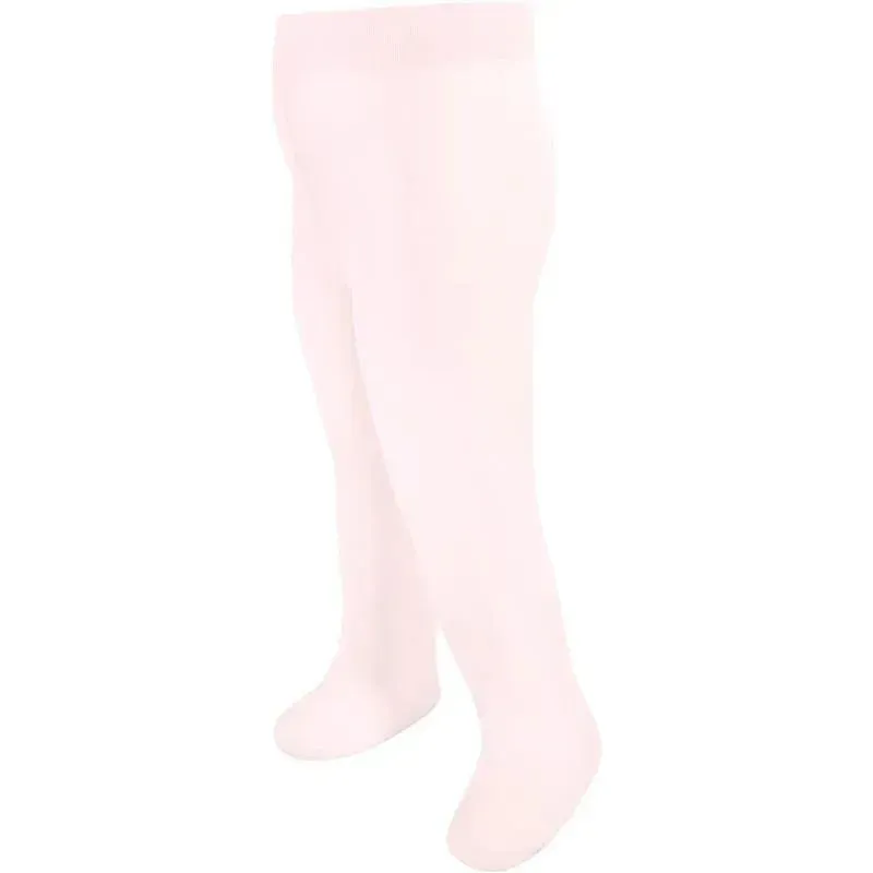 Baby Vision - 3Pk Baby Girl Nylon Tights, Pink/White - Image 2
