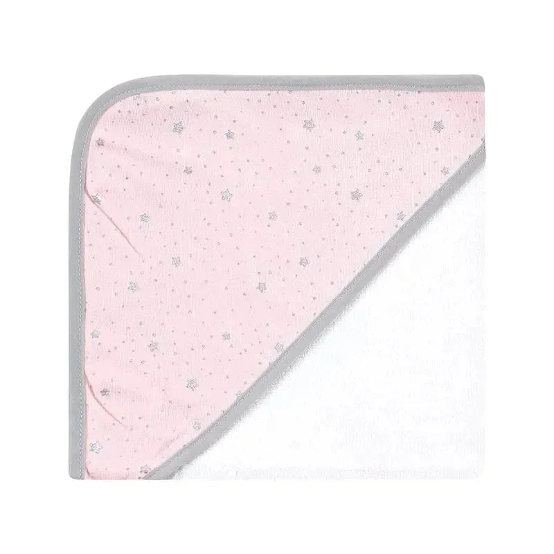 Baby Vision - 3Pk Hudson Baby Cotton Rich Hooded Towels, Pink Unicorn - Image 2