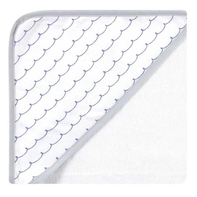 Baby Vision - 3Pk Hudson Baby Unisex Baby Cotton Rich Hooded Towels, Sailor Elephant - Image 5