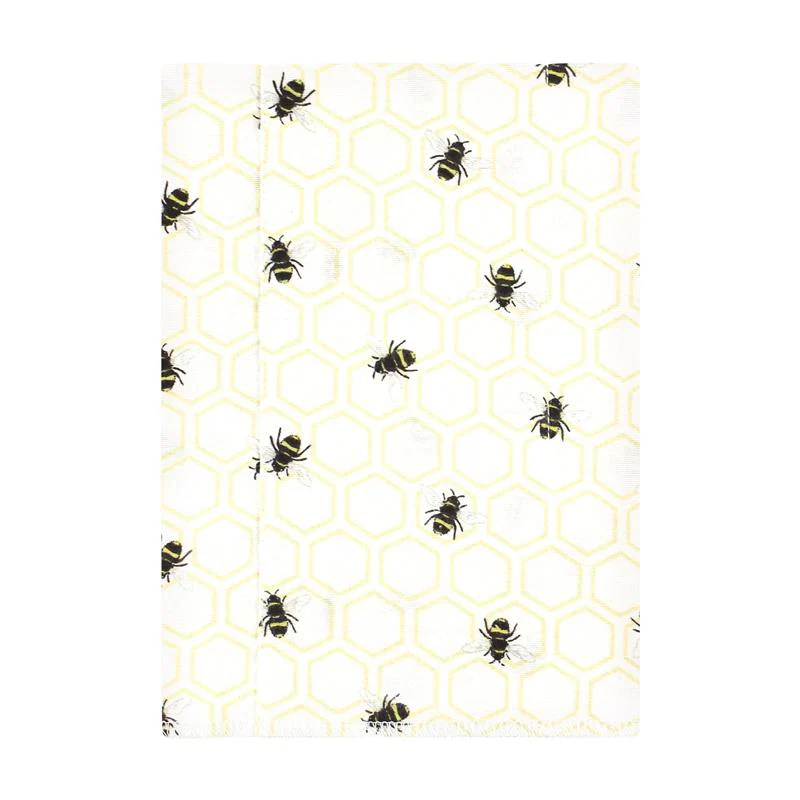 Baby Vision - 4Pk Flannel Burp Cloth Honey Bee - Image 3