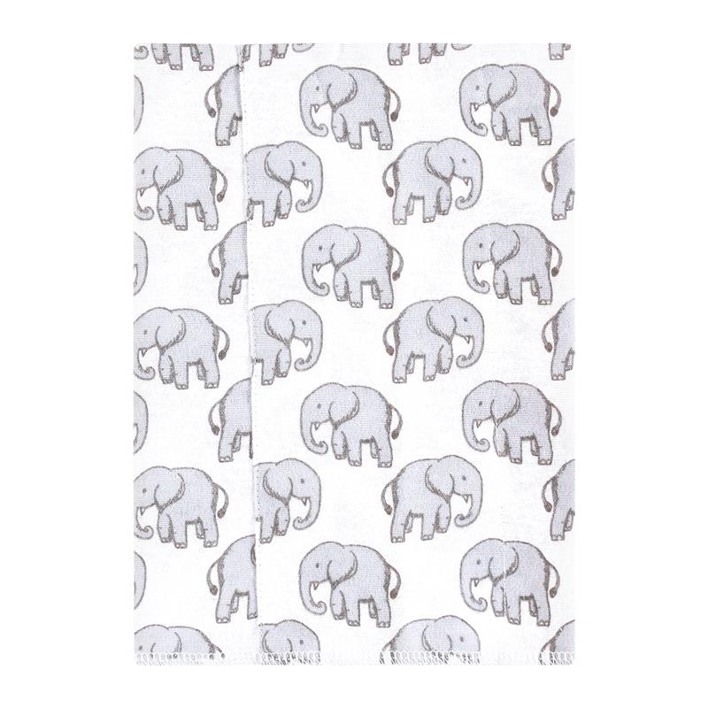 Baby Vision - 4Pk Hudson Baby Unisex Baby Cotton Flannel Burp Cloths Neutral Safari - Image 6