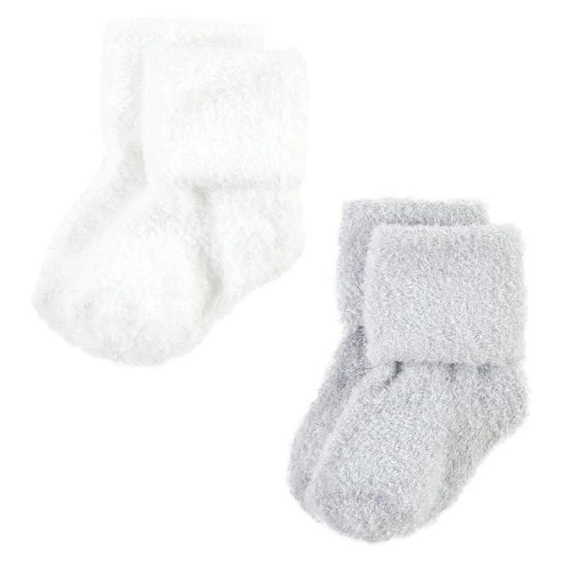 Baby Vision 8Pk Unisex Baby Cotton Rich Newborn & Terry Socks, Blue Star, 12/24M - Image 5