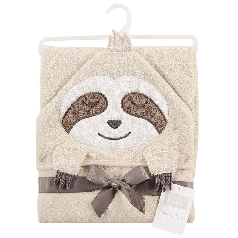 Baby Vision Animal Hooded Towel, Sloth - Image 2