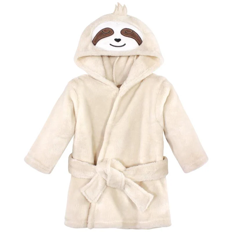 Baby Vision Baby Plush Animal Bathrobe, Sloth