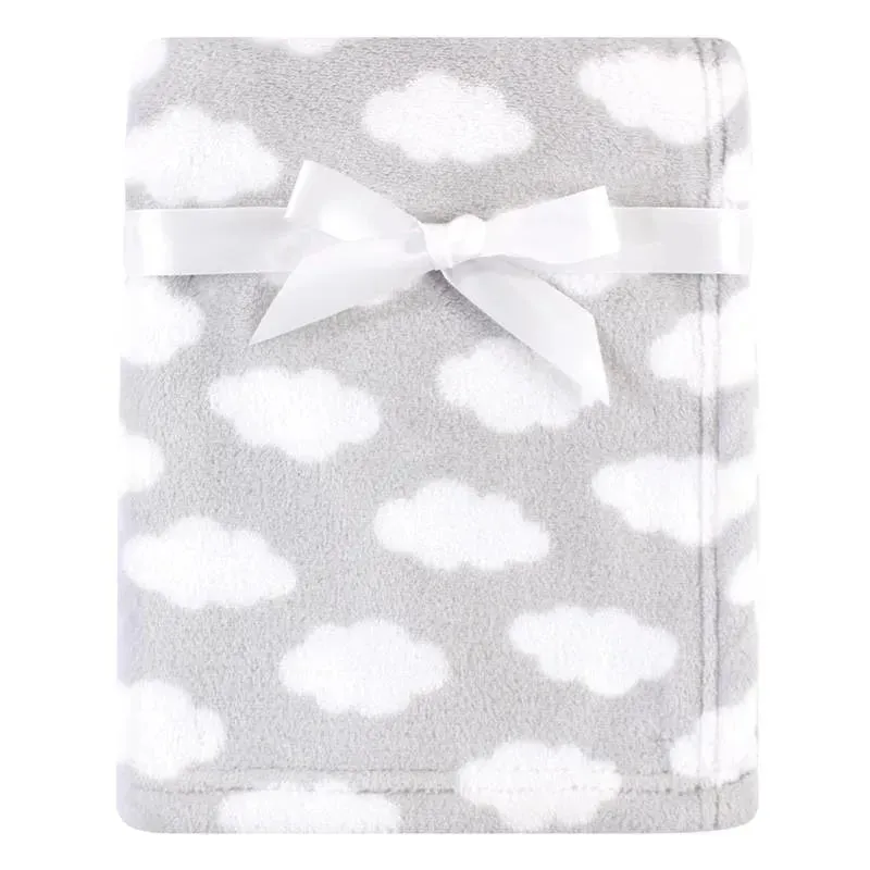 Baby Vision - Coral Fleece Blanket, Gray Cloud