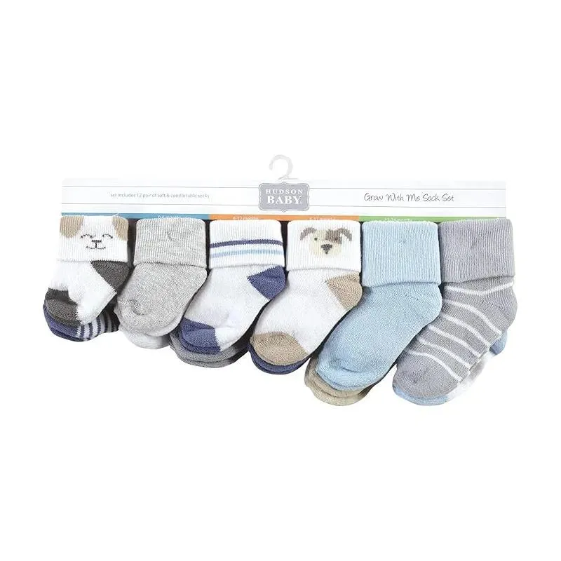 Baby Vision - Grow With Me Socks 12Pk, Dog - Image 2