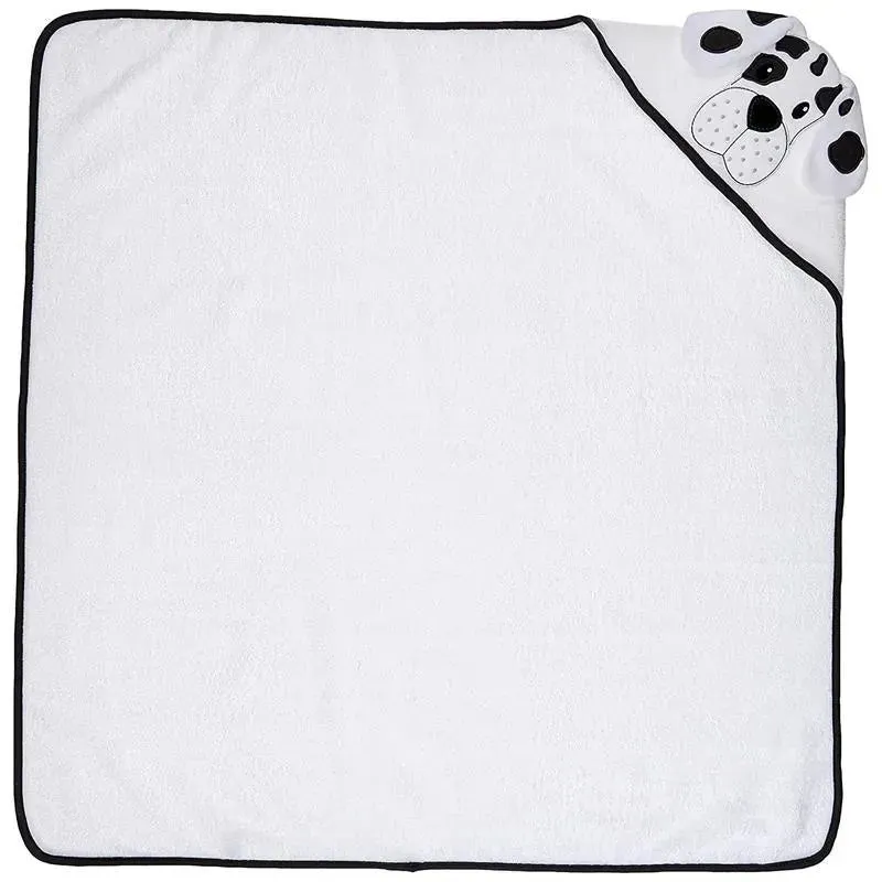 Baby Vision - Hudson Baby Cotton Animal Face Hooded Towel, Dalmatian - Image 2