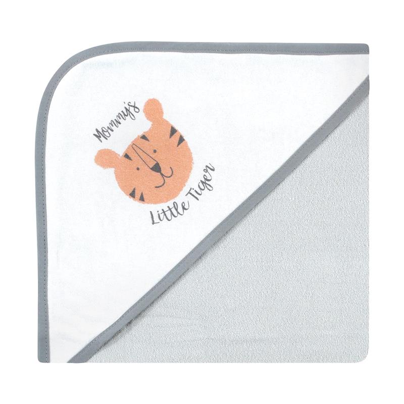 Baby Vision - Hudson Baby Unisex Baby Cotton Rich Hooded Towels, Alphabet, One Size - Image 4