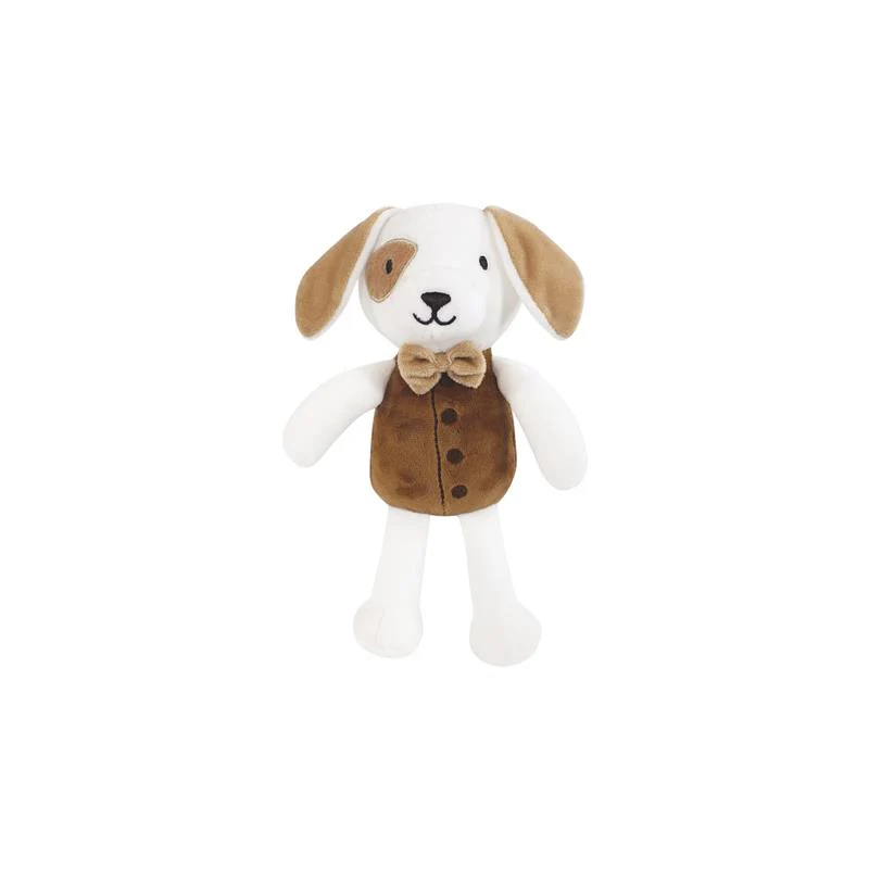 Baby Vision - Hudson Baby Unisex Baby Plush Bathrobe and Toy Set, Dog - Image 3