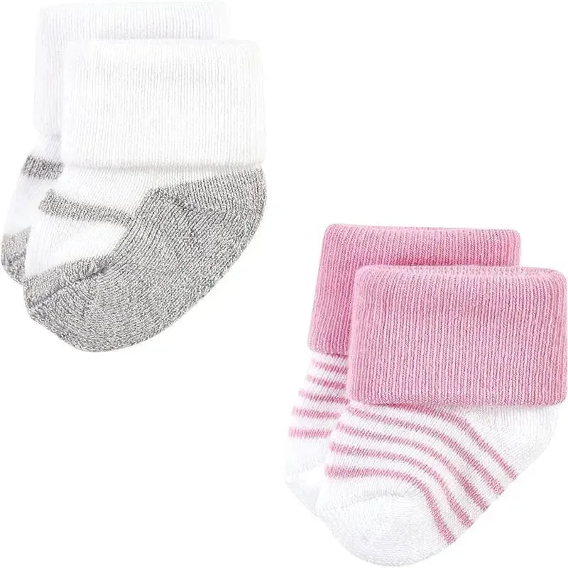 Baby Vision - Little Treasure Baby Girls' Newborn Socks, Ballerina, 0-6M, 8Pk - Image 3
