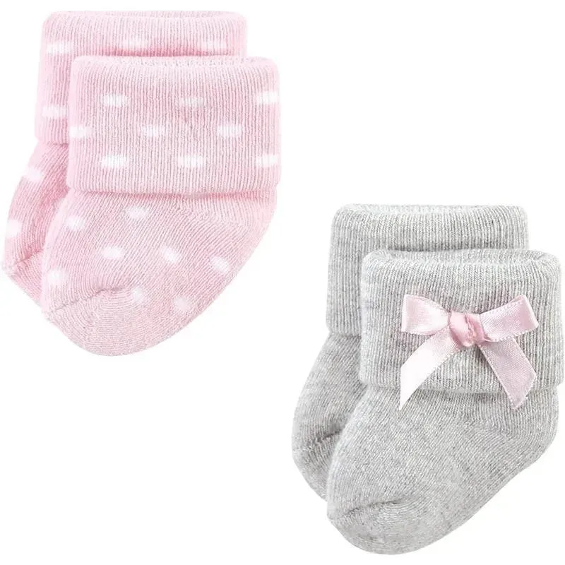 Baby Vision - Little Treasure Baby Girls' Newborn Socks, Ballerina, 6-12M, 8Pk - Image 5