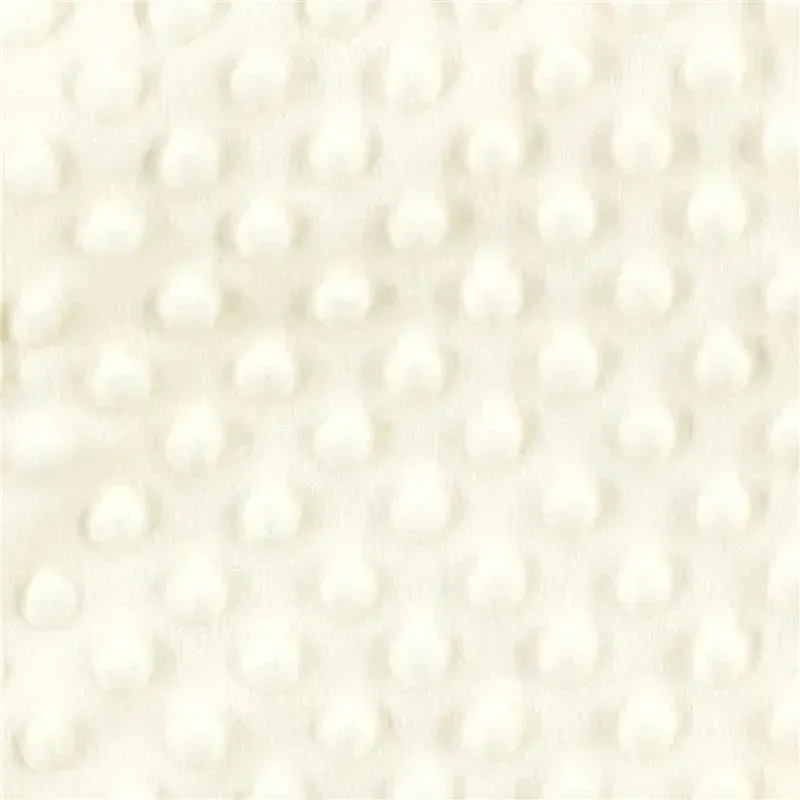 Baby Vision Mink/Satin Plush Blanket, Cream - Image 3