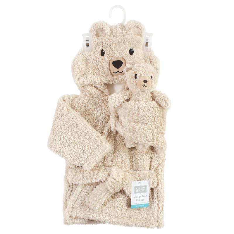 Baby Vision Plush Robe With Toy Cozy Bear - Image 2