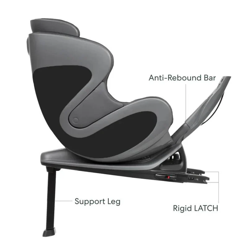 Babyark - Classic Convertible Car Seat, Charcoal Grey/Glacier Ice - Image 3