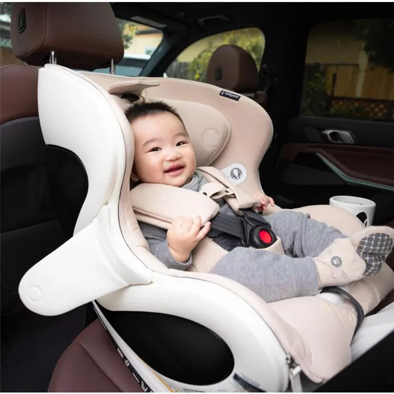 Babyark - G01 Smart Convertible Car Seat, Eggshell Base / Moonlight Seat - Image 5