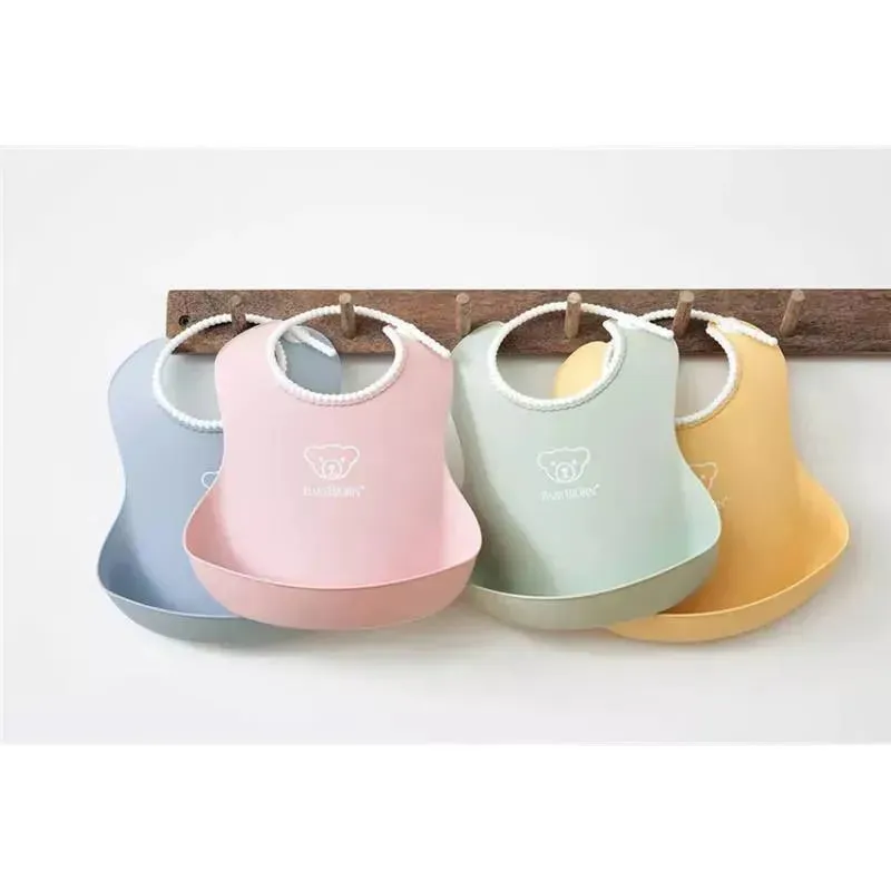 Babybjorn - 2Pk Baby Bib Powder Green/ Powder Pink - Image 5