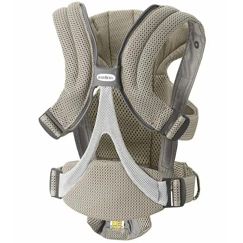 Babybjorn - 3D Mesh Baby Carrier Free, Grey Beige - Image 4