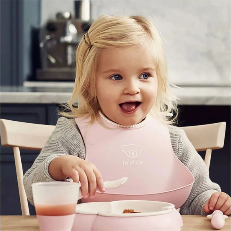 Babybjorn - Baby Bib Powder Pink - Image 2