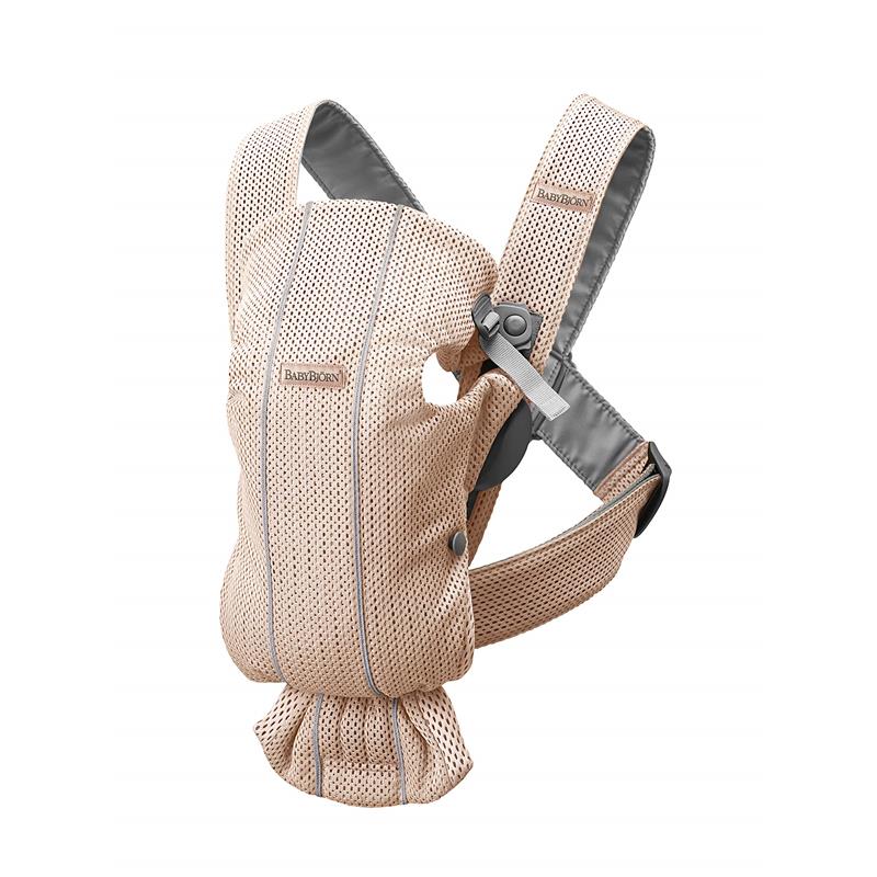 BabyBjörn - Baby Carrier Mini, 3D Mesh, Pearly Pink