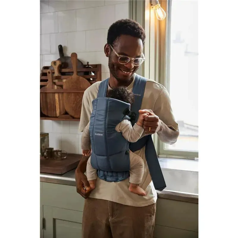 Babybjorn - Baby Carrier Mini, Woven, Vintage Indigo - Image 2