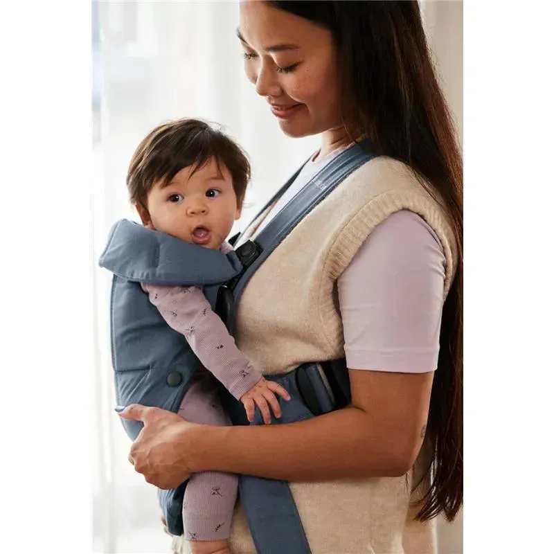 Babybjorn - Baby Carrier Mini, Woven, Vintage Indigo - Image 3