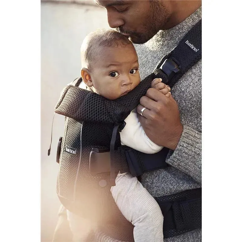 BabyBjorn- Baby Carrier One Air 3D Mesh, Black - Image 3