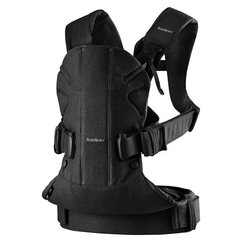 BabyBjörn Baby Carrier One, Cotton, Black, One Size - Image 5