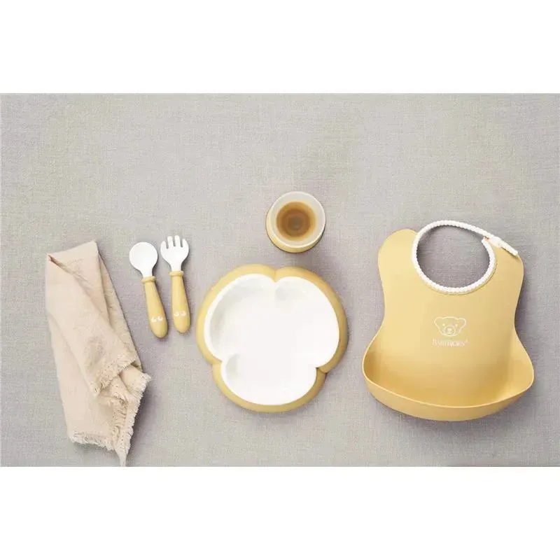 BabyBjorn - Baby Dinner Set, 5 pcs Powder Blue - Image 4