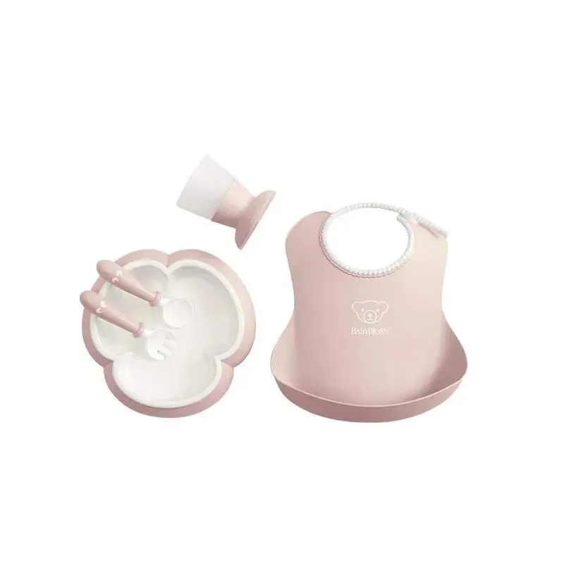 BabyBjorn - Baby Dinner Set, 5 pcs Powder Pink