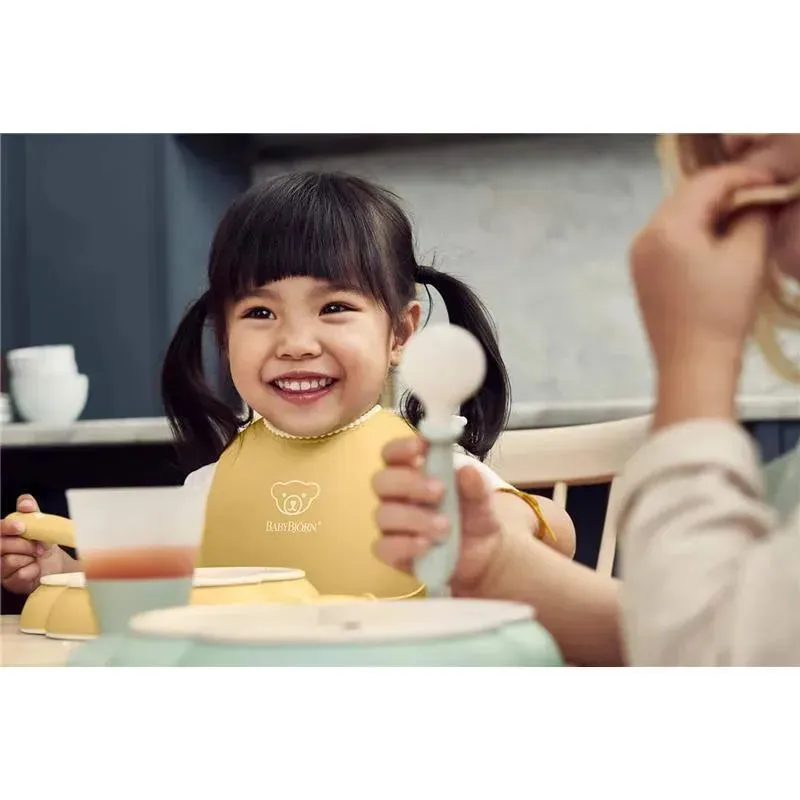 BabyBjorn - Baby Dinner Set, 5 pcs Powder Yellow - Image 6
