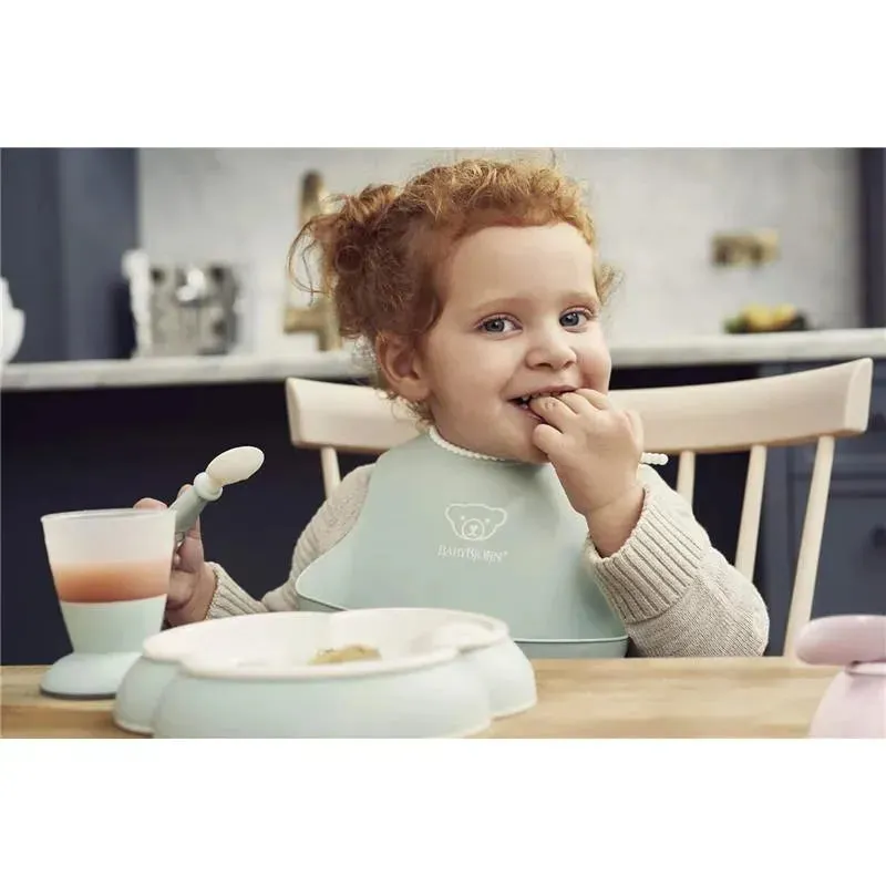 BabyBjorn - Baby Spoon and Fork, 4 pcs Powder Green - Image 5