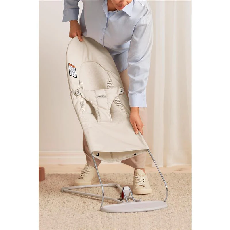 BabyBjörn - Bouncer Balance Soft, Light Beige, 2-in-1 Adjustable Baby Bouncer Seat - Image 7
