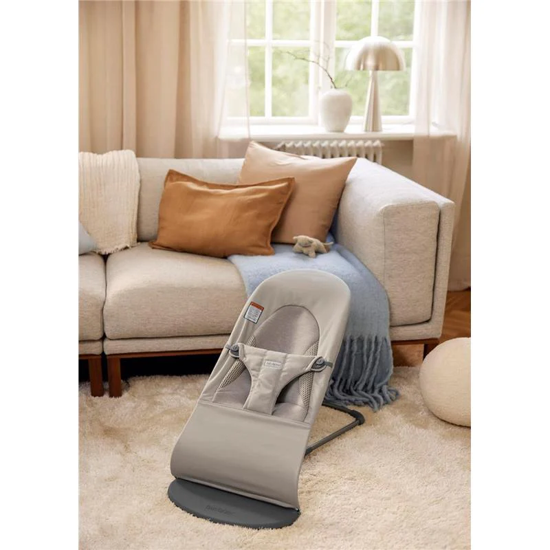 Babybjorn - Bouncer Balance Soft Tri-Fabric, Sand Gray - Image 6