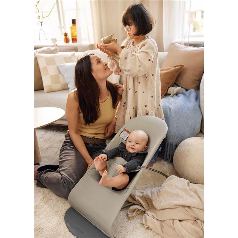 Babybjorn - Bouncer Balance Soft Tri-Fabric, Sand Gray - Image 7
