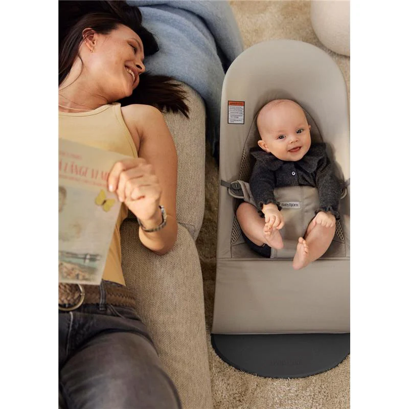 Babybjorn - Bouncer Balance Soft Tri-Fabric, Sand Gray - Image 8