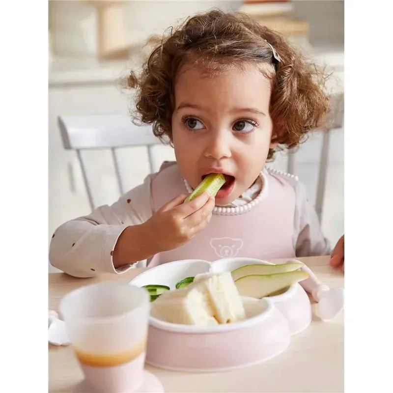 BabyBjorn - 4Pk Mealtime Set, Powder Pink - Image 4