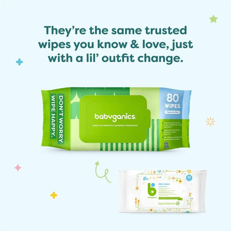 Babyganics - 3Pk Baby Wipes, Unscented Diaper Wipes (240 Count) - Image 7
