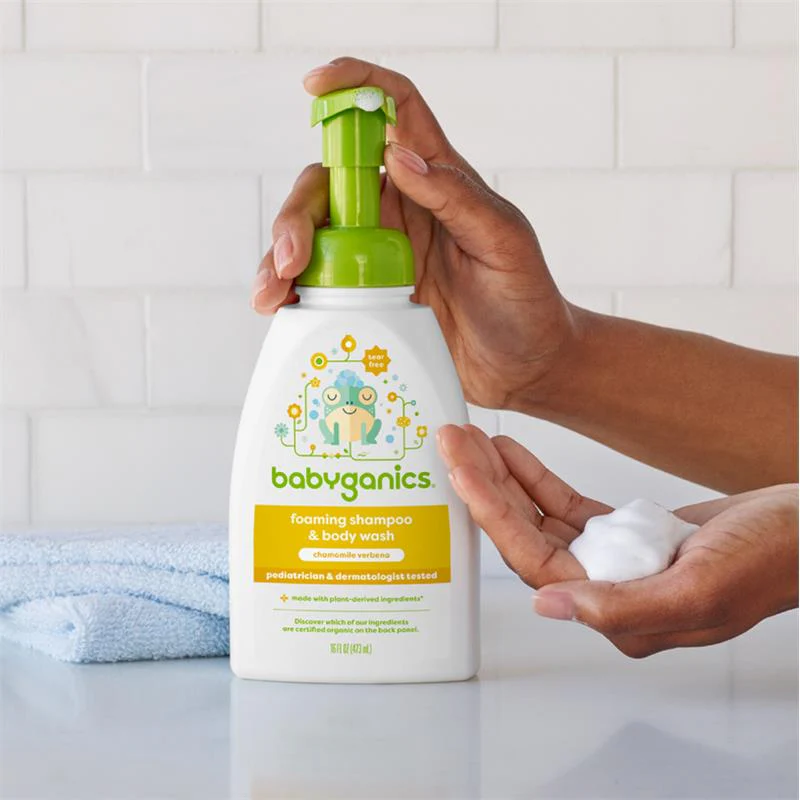 Babyganics - Foaming Shampoo & Body Wash Chamomile Verbena 16 Oz - Image 3
