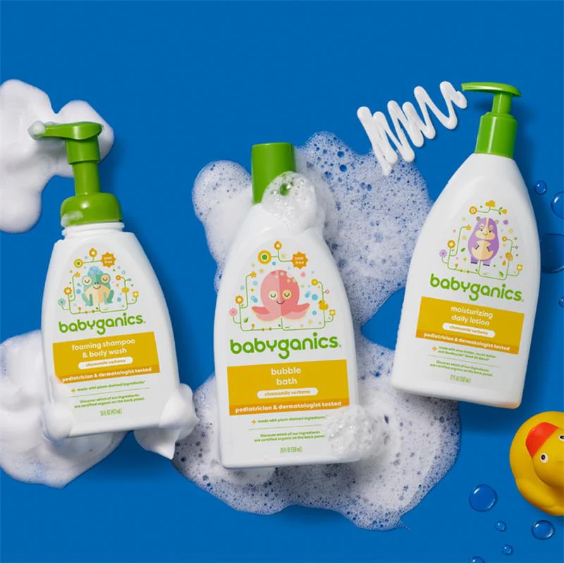 Babyganics - Foaming Shampoo & Body Wash Chamomile Verbena 16 Oz - Image 5