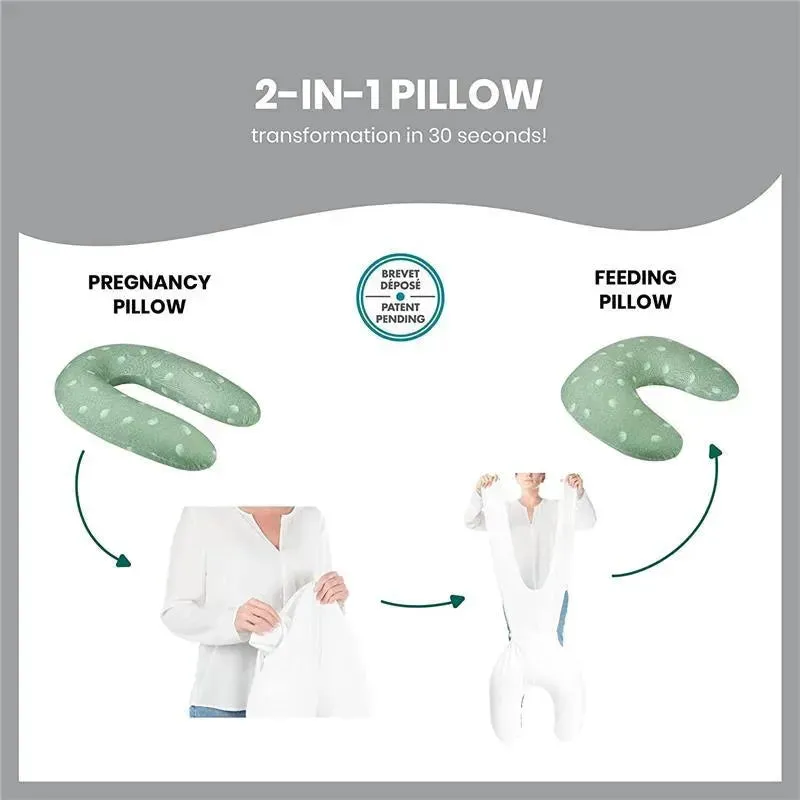 Babymoov - B.Love 2-in-1 Pillow, Green - Image 5