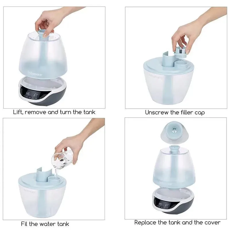 Babymoov Hygro 3-in-1 Humidifier Multicolored Night Light & Essential Oil Diffuser - Image 6