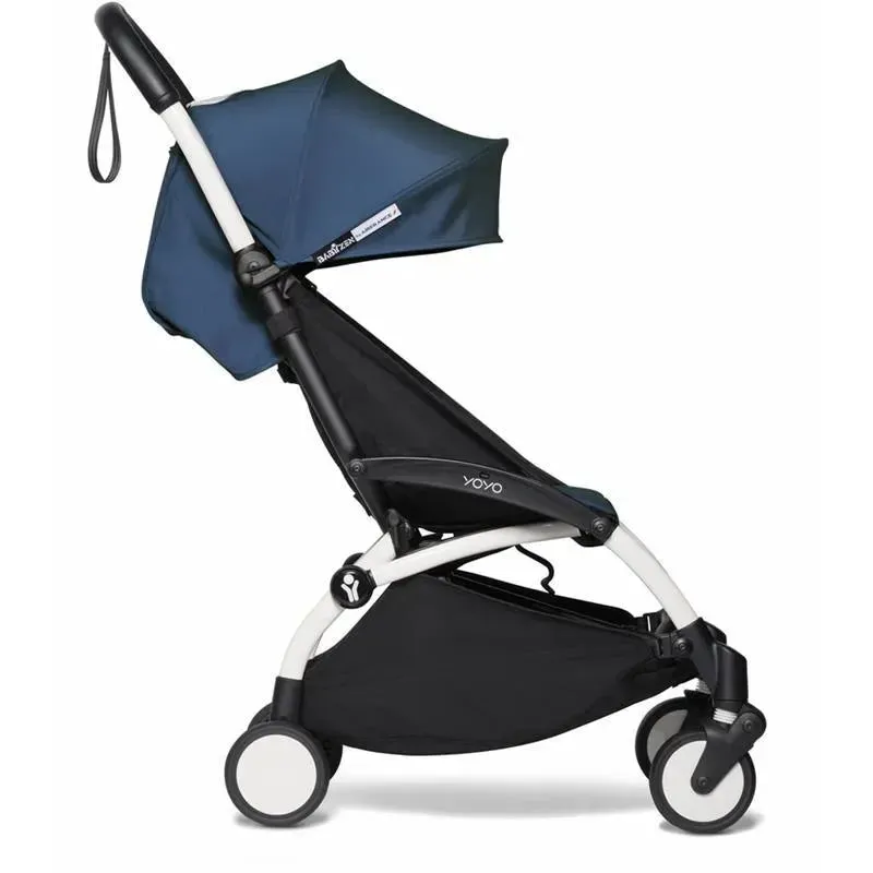 Babyzen - Yoyo2 Stroller & Color Pack 6M Combo, White Frame/Air France Navy - Image 4