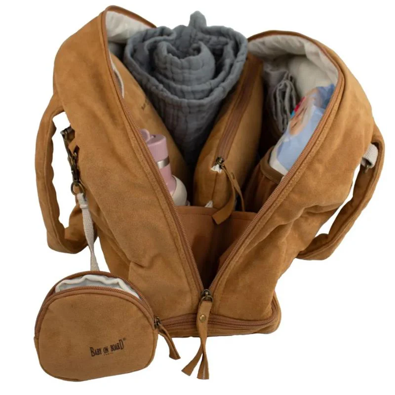 Bbluv - Doudoune Changing Bag, Camel - Image 2