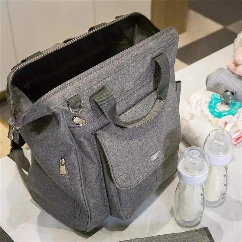 Bbluv - Metrö Complete Backpack Diaper Bag, Charcoal - Image 3