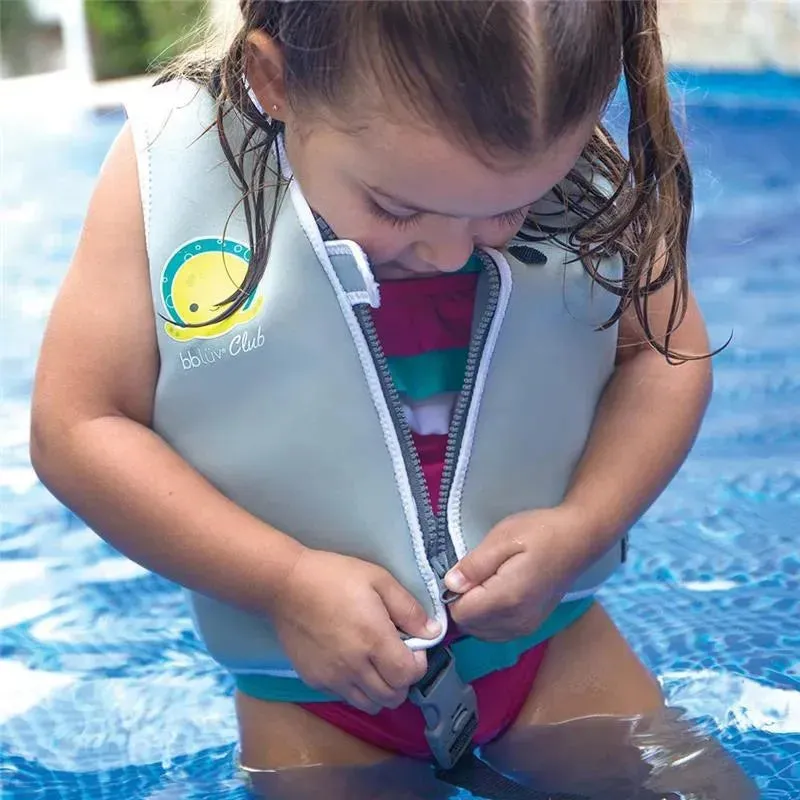 Bblüv Näj - Evolutive Neoprene Swim Vest, Grey - Image 2