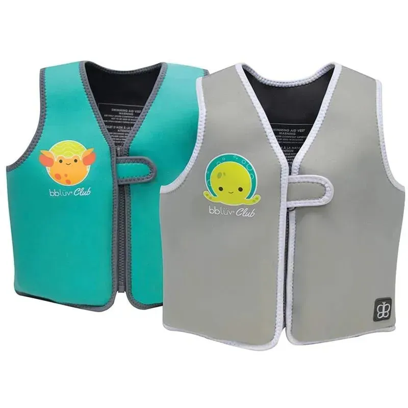 Bblüv Näj - Evolutive Neoprene Swim Vest, Grey - Image 5