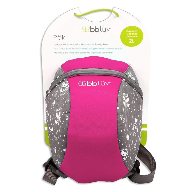 Bbluv - Päk (Pink) - Toddler Backpack With Rein - Image 4